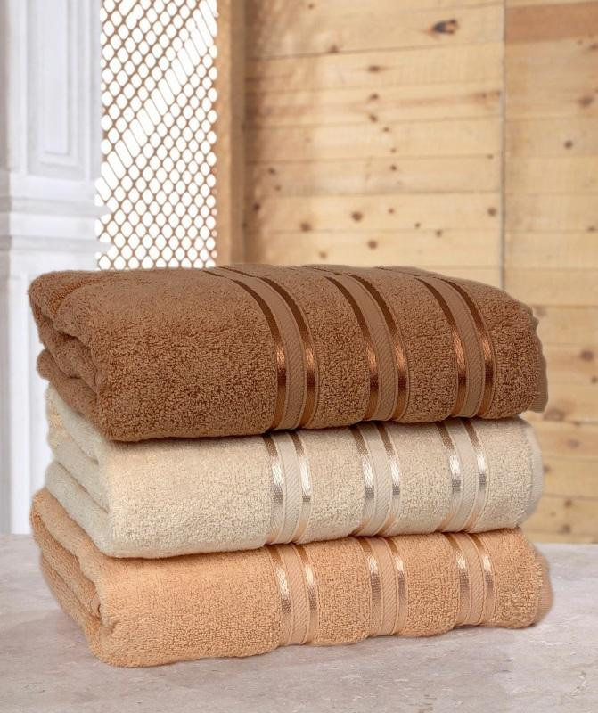 Набор полотенец махровых хлопковых KARVEN MICRO DELUX HS1011 V1 70х140 (3шт)