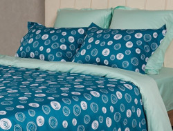 Постельное белье двухстороннее из сатина SAILID BL-5-4 семейное