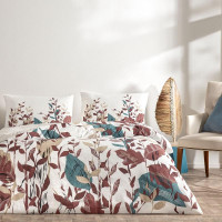 Постельное белье из ранфорса TAC RANFORCE DAISY экрю евро