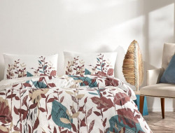 Постельное белье из ранфорса TAC RANFORCE DAISY экрю евро