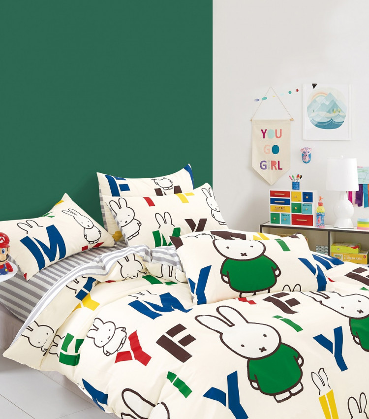 Постельное белье из твил-сатина TANGO банни 50х70 (2шт) 1,5-спальное