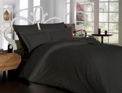 Постельное белье из хлопкового жаккарда KARVEN N302 DAMASK ANTRASIT 50х70 (2шт), 70х70 (2шт) семейное