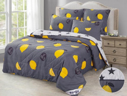 Постельное белье из микросатина с одеялом TANGO DE VERANO  Y-07 50х70 (1шт), 70х70 (1шт) 1,5-спальное