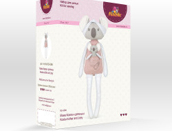 Набор для изготовления игрушки Miadolla MD-0366 Мама Коала и детеныш