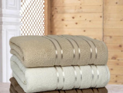 Набор полотенец махровых хлопковых KARVEN MICRO DELUX HS1011 V6 70х140 (3шт)