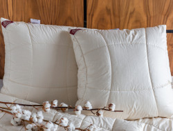 Подушка стеганая с внутренней вставкой GERMAN GRASS ORGANIC СOTTON GRASS 68х68 регулируемая