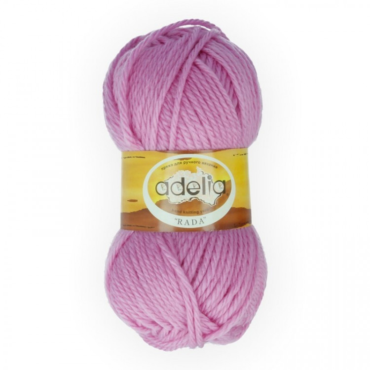 Пряжа ADELIA RADA №064 сиреневая 100% акрил, 10 шт х 100 гр, 80 м +/- 4 м