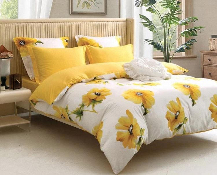 Постельное белье из печатного сатина SAILID B-236-1 1,5-спальное