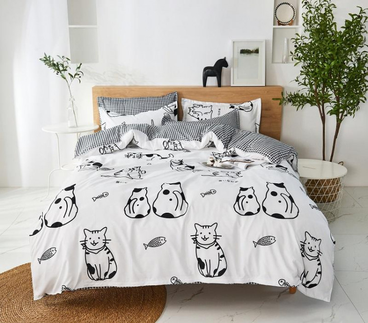 Постельное белье из микросатина TANGO DREAM FLY DF-488 50х70 (2шт) евро