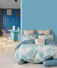 Постельное белье из твил-сатина TANGO листейро 50х70 (1шт), 70х70 (1шт) 1,5-спальное