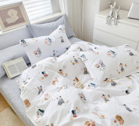 Постельное белье из сатина TANGO lovely pet 70х70 (2шт) 2-спальное