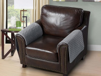 Накидка на подлокотники из микрофибры TANGO SOFA серая 50x70 (1шт)
