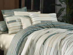 Постельное белье из поплина SAREV FANCY N225 MINKA V1-BEJ 50х70 (1шт) 1,5-спальное