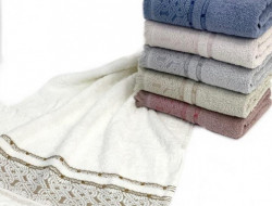 Набор полотенец махровых хлопковых KARVEN VIP COTTON HS3225 MAKROME 50х90 (6шт)