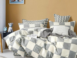 Постельное белье из сатина TANGO мишки 50х70 (2шт) и 70х70 (2шт) евро
