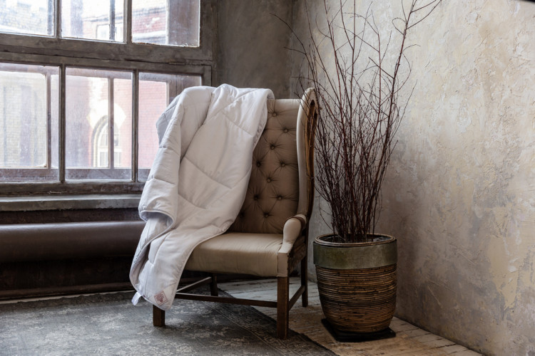 Одеяло стеганое GERMAN GRASS LINENWASH GRASS 240х260 легкое