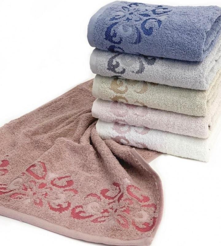 Набор полотенец махровых хлопковых KARVEN VIP COTTON HS3227 OTTOMAN 50х90 (6шт)