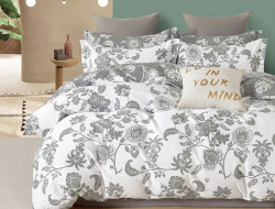 Постельное белье двухстороннее из твил-сатина SAILID BP-158-1 1,5-спальное