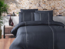 Постельное белье из DELUXE ранфорса KARVEN N030 ELEGANT DENIM 50х70 (2шт), 70х70 (2шт) семейное