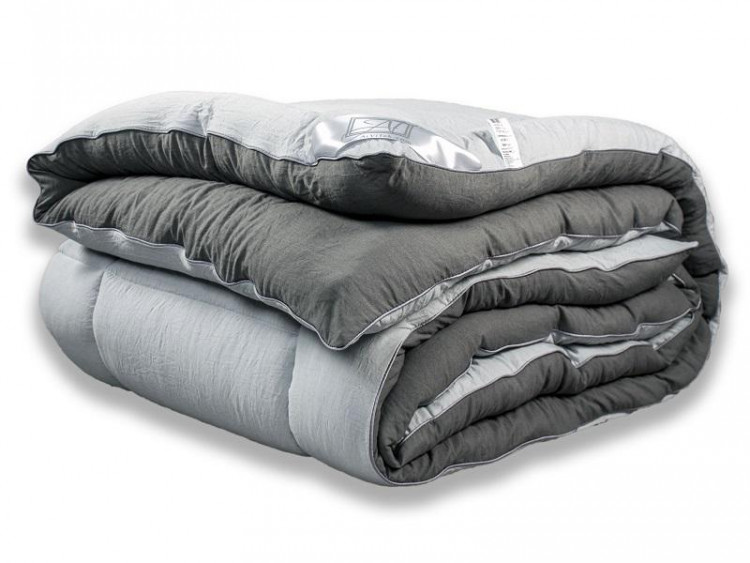 Одеяло стеганое АЛЬВИТЕК FLUFFY DREAM ОЖЛ-20 графит-грейс 172x205 всесезонное
