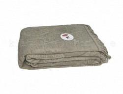 Плед из хлопка с бахромой KARVEN P934 HITIT PIKE светло-зеленый 200х220