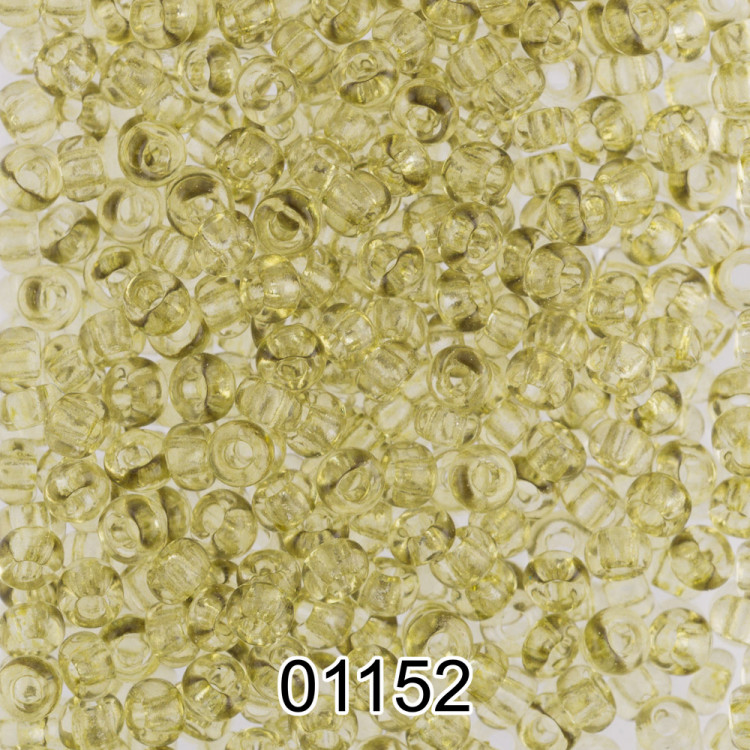 Бисер PRECIOSA (Чехия) круглый 5 10/0 2.3 мм 500 гр 01152 (Ф411) светло-салатовый
