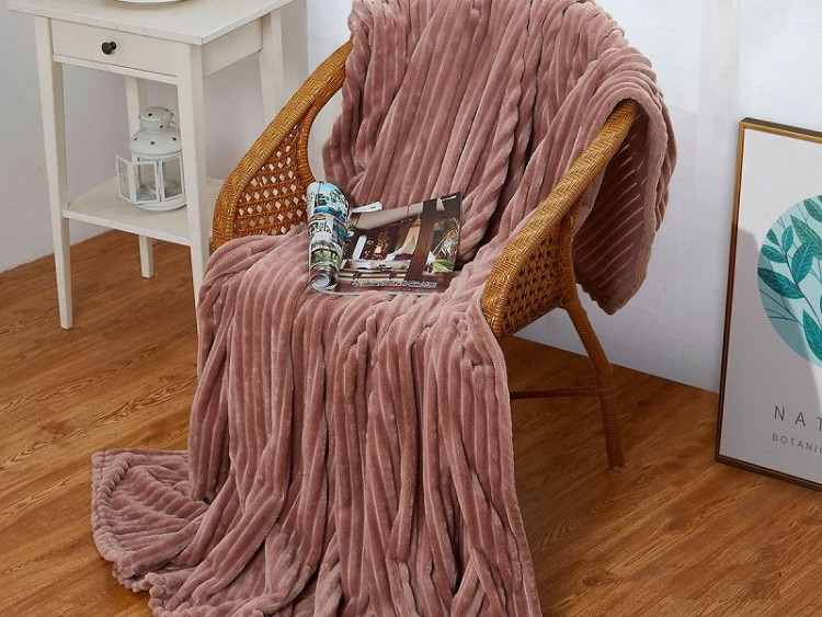 Плед из велсофта АЛЬВИТЕК SOFT PLUSH ORRIZONTE 003 180х200