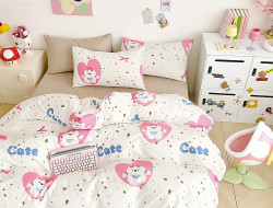 Постельное белье из сатина TANGO мишутка 50х70 (2шт) 1,5-спальное