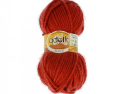 Пряжа ADELIA RADA №085 красно-коричневая 100% акрил, 10 шт х 100 гр, 80 м +/- 4 м