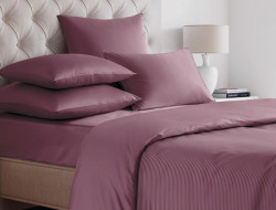 Простыня на резинке из сатина SAILID SL-8-180 божоле 180х200х25