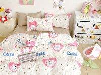 Постельное белье из сатина TANGO мишутка 70х70 (2шт) 1,5-спальное