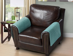 Накидка на подлокотники из микрофибры TANGO SOFA светло-зеленая 50x70 (1шт)