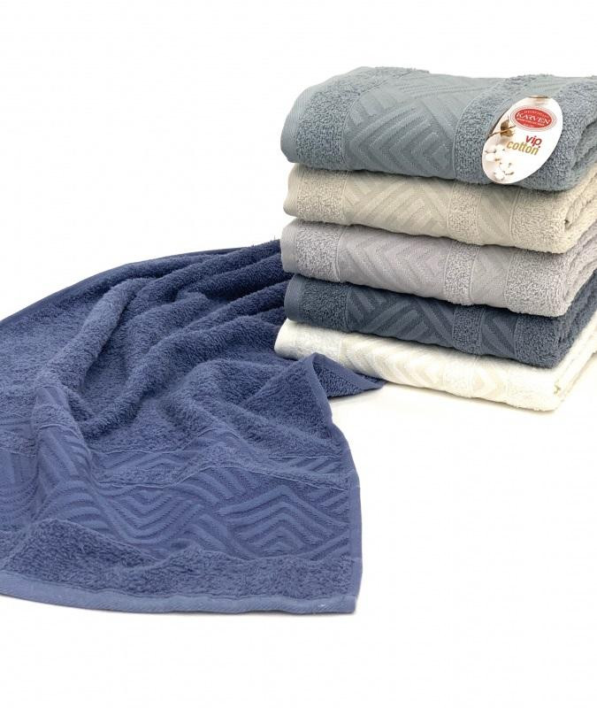 Набор полотенец махровых хлопковых KARVEN H2215 VIVEN 50х90 (6шт)