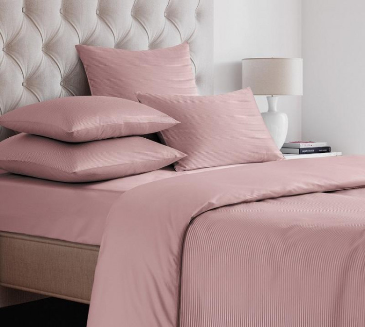 Комплект наволочек из страйп-сатина SAILID ST-2-70х70 пудра 70х70 (2 шт)