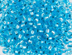 Бисер PRECIOSA (Чехия) круглый 6 10/0 2.3 мм 500 гр 08265 (Ф382) голубой