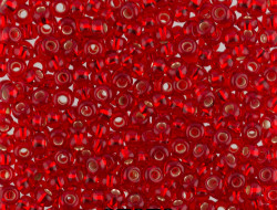 Бисер PRECIOSA (Чехия) круглый 6 10/0 2.3 мм 500 гр 97070 (Ф184) красный