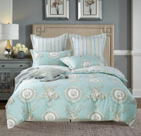 Постельное белье из печатного сатина SAILID B-199-4 семейное
