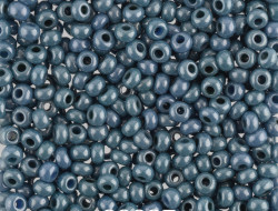 Бисер PRECIOSA (Чехия) круглый 7 10/0 2.3 мм 500 гр 33025 (Ф451) грязно-голубой