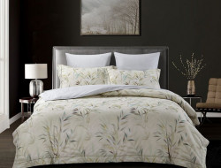 Постельное белье из фланели ASABELLA Ветки бамбука 50х70 (2шт) и 70х70 (2шт) семейное