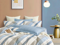 Постельное белье из твил-сатина TANGO утренняя прохлада 70х70 (2шт) 1,5-спальное