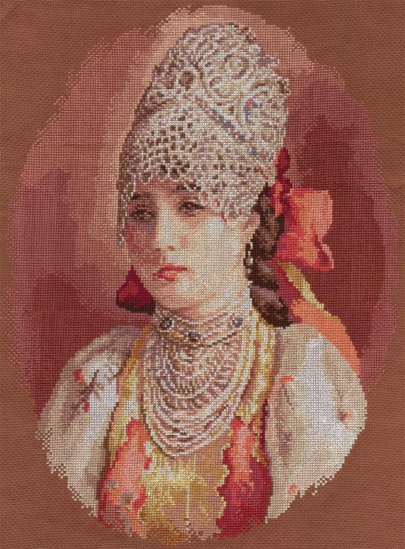 Набор для вышивания PANNA Золотая коллекция VH-0903 БОЯРЫШНЯ 32х41