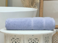 Полотенце махровое TAC DORA GRAY-BLUE серо-голубое 50х90