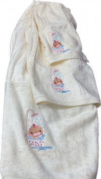 Набор детских полотенец DIVA AFRODITA МАЛЫШ 30х50 (1шт), 50х90 (1шт), 70х140 (1шт)