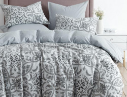 Постельное белье двухстороннее из твил-сатина SAILID BP-172-1 1,5-спальное