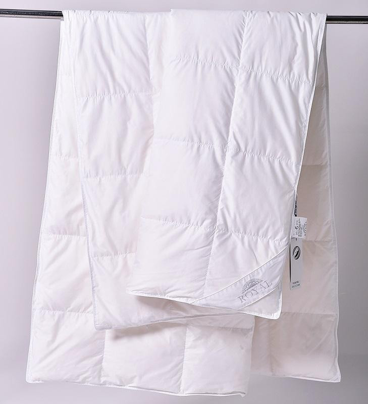 Одеяло кассетное из белого арктического пуха BELPOL ROYAL 172х205 всеcезонное