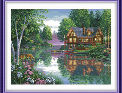 Набор для вышивания DIMENSIONS 35183 Уютный коттедж 40x30 см