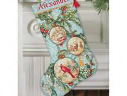 Набор для вышивания DIMENSIONS 70-08854 Сапожок, Очаровательные украшения 40 см