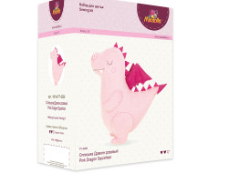 Набор для изготовления игрушки Miadolla PT-0296 Сплюшка Дракон розовый