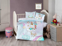 Постельное белье для малышей из сатина KARVEN 3D DIGITAL D039 MAGIC