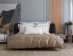 Комплект наволочек из египетского хлопка GERMAN GRASS с широкой отделкой Alpine Caramel Beige Allure Grass 50х70 (2шт)